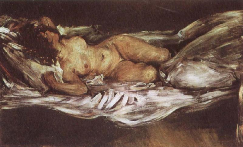 Lovis Corinth Reclining Nude France oil painting art
